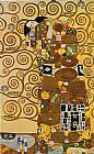 Gustav Klimt Wall Art - Fulfillment,Stoclet Frieze